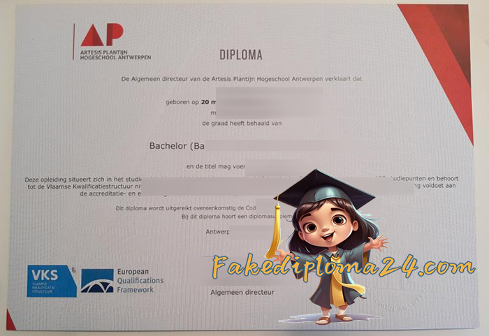 AP Hogeschool Antwerpen diploma