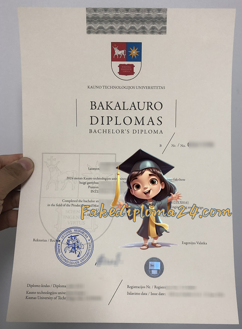 Kauno technologijos universitetas diploma