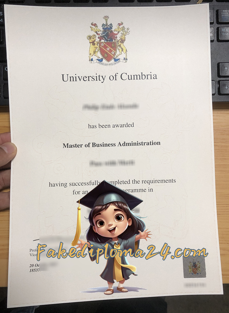 University of Cumbria degree