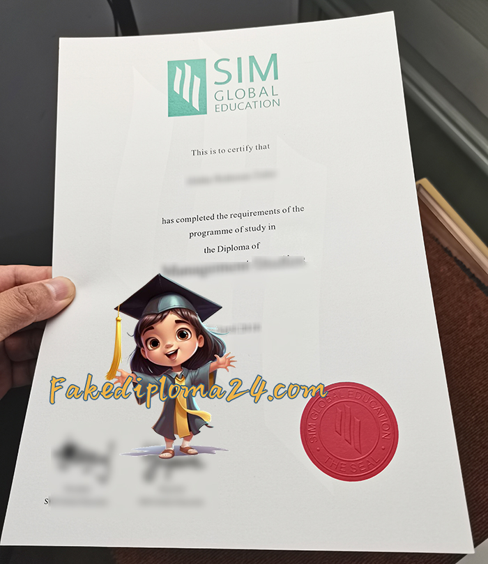 SIM Global Education diploma