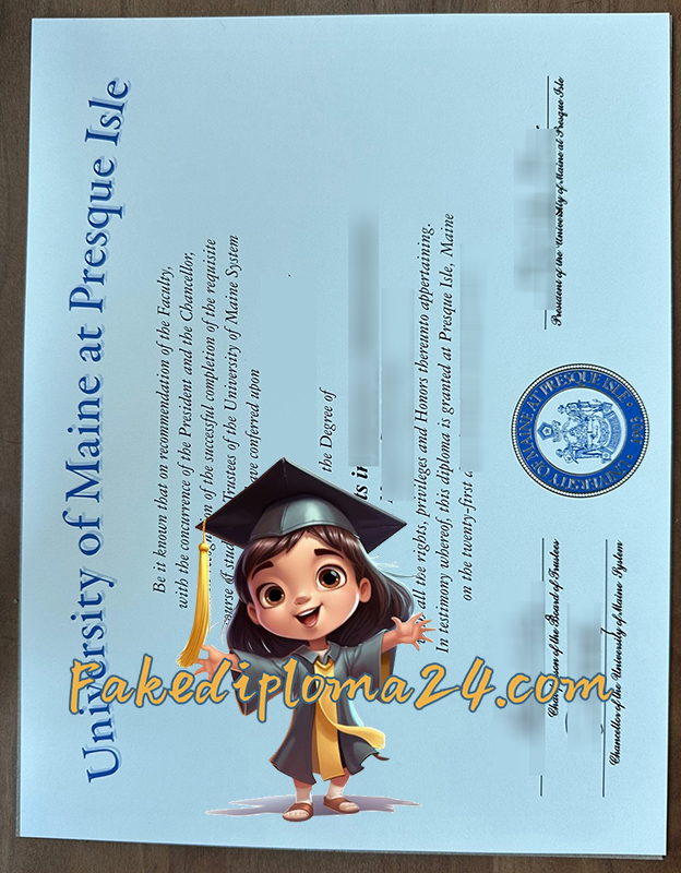 UMPI diploma certificate