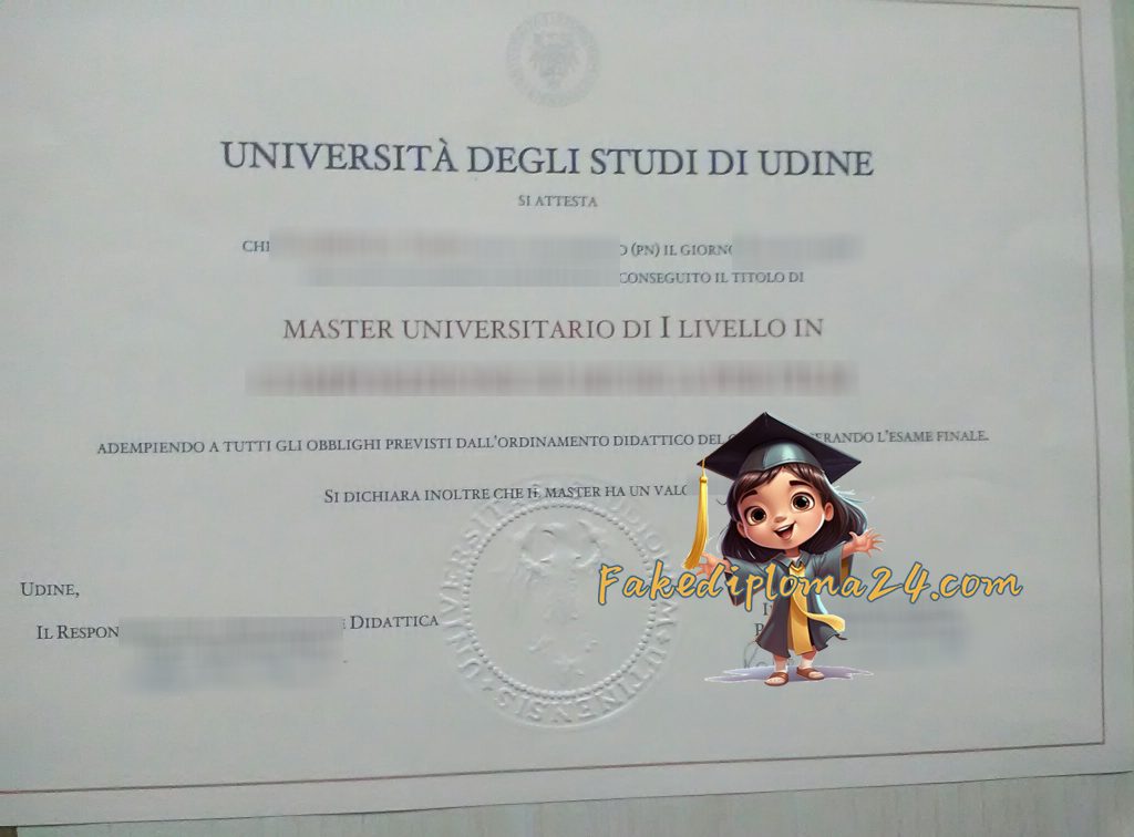 Università degli Studi di Udine diploma