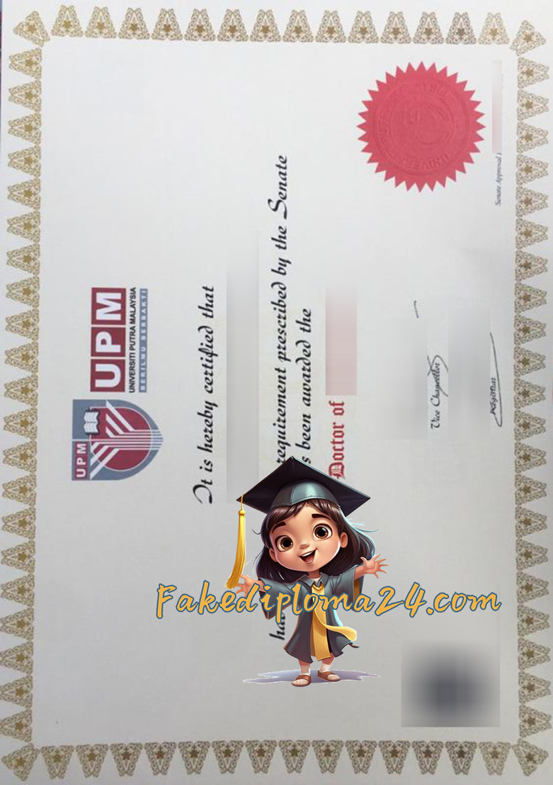 Universiti Putra Malaysia Degree Certificate