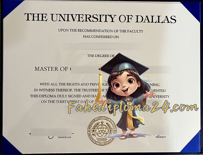 University of Dallas diploma