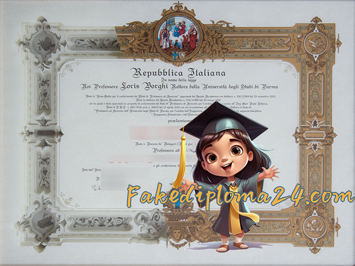 University of Parma diploma