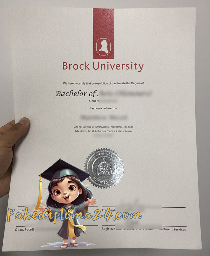 Brock University Diploma