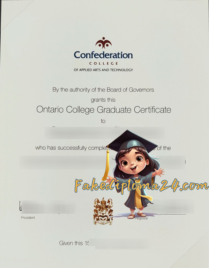 Confederation College diploma