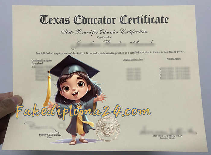 Texas Educator Certificate