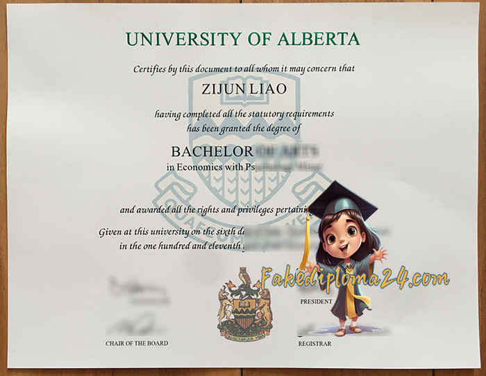 University of Alberta diploma