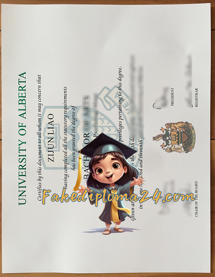 University of Alberta diploma