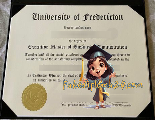 University of Fredericton diploma