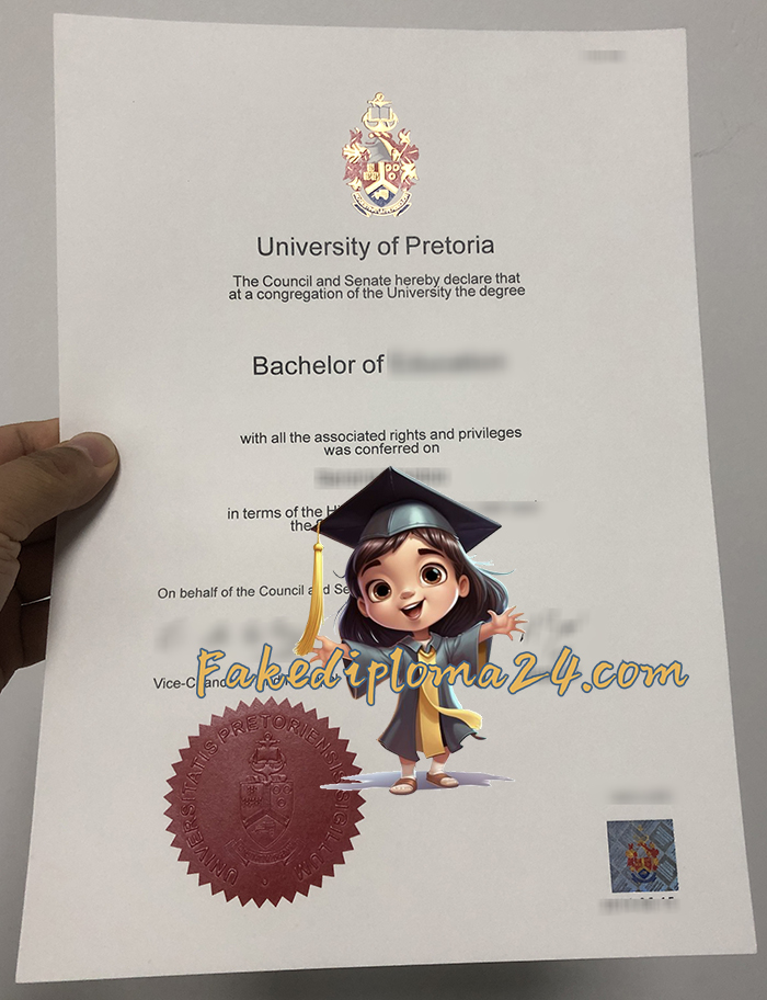 University of Pretoria diploma