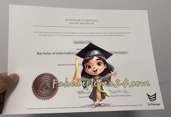 Ara Institute of Canterbury diploma