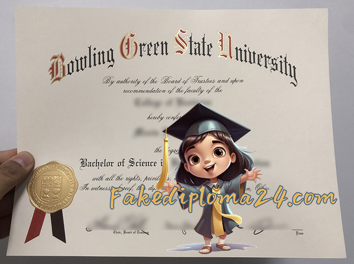 Bowling Green State University (BGSU) diploma