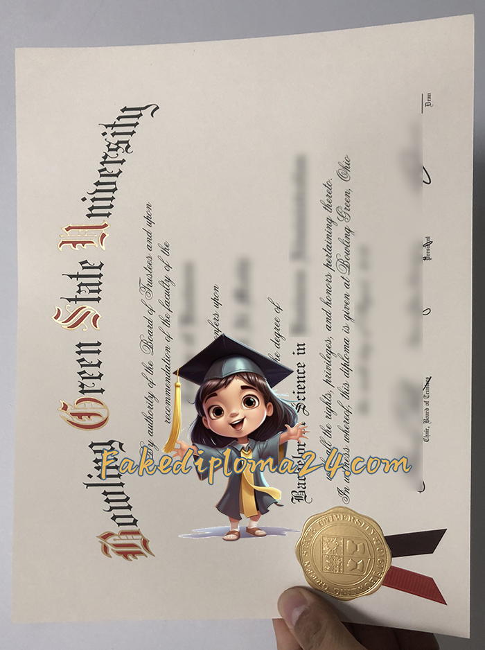 Bowling Green State University diploma