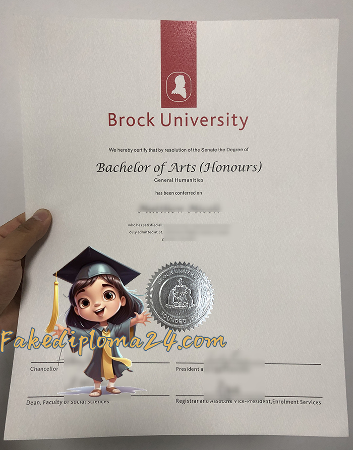 Brock University degree