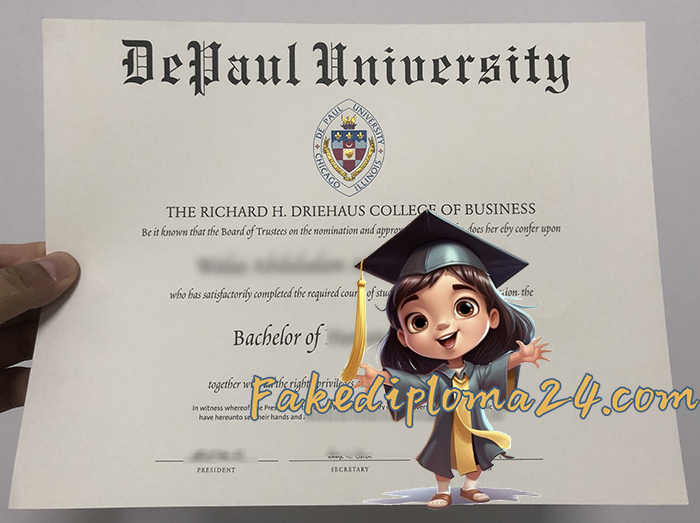 DePaul University diploma