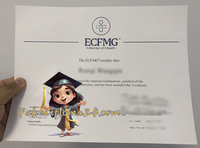 ECFMG certificate