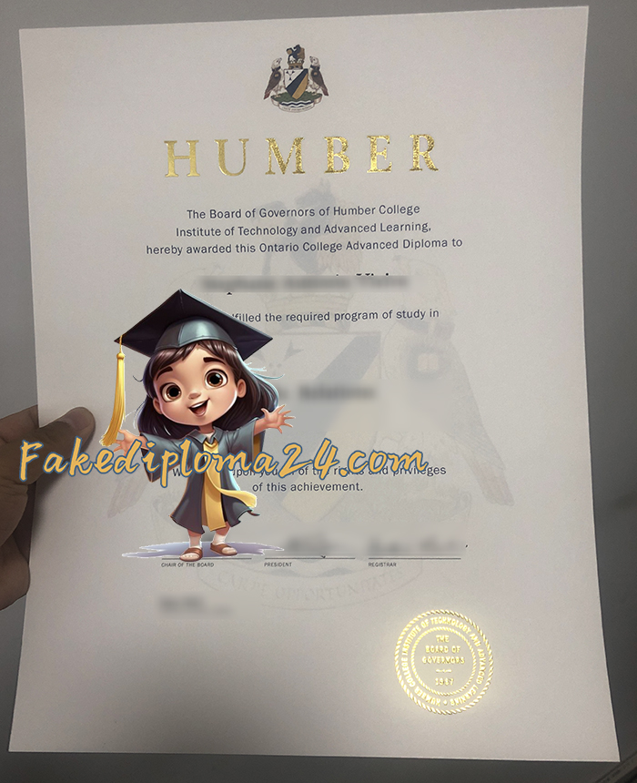 Humber College diploma