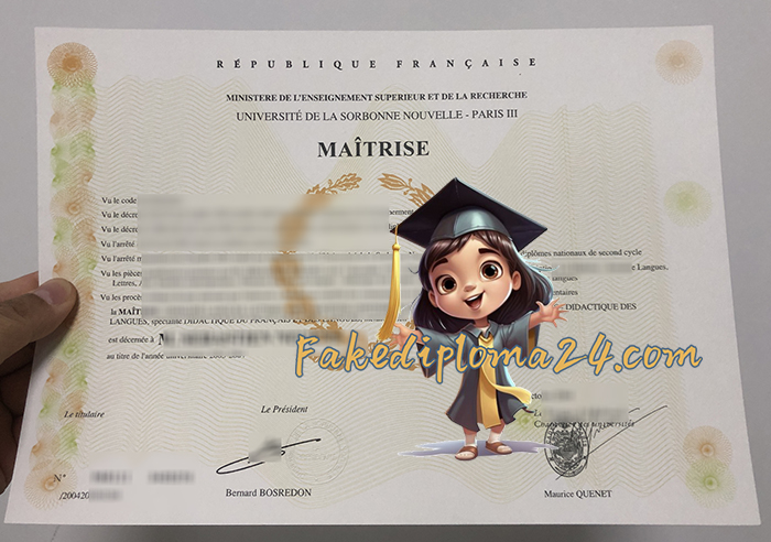 Université Sorbonne Nouvelle – Paris 3 Master’s Diploma