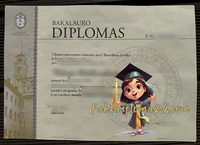  Vilnius University diploma