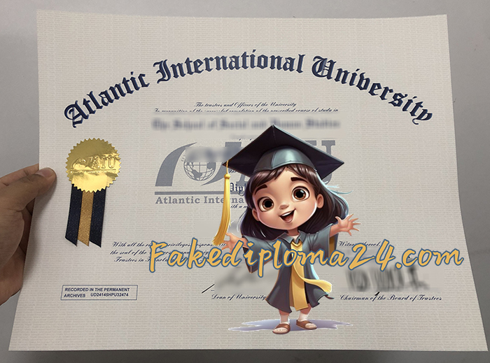 Atlantic International University diploma