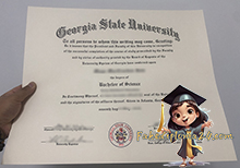 Georgia State University diploma sample