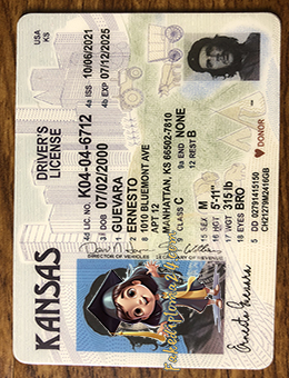Kansas ID sample