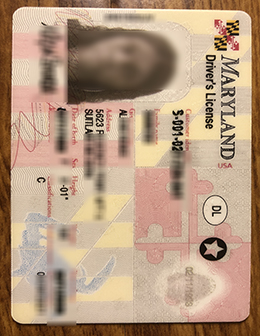 Maryland ID, Scannable Maryland driver’s license