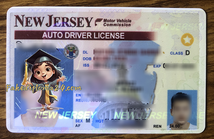 New Jersey ID Cards, Scannable New Jersey driver’s license