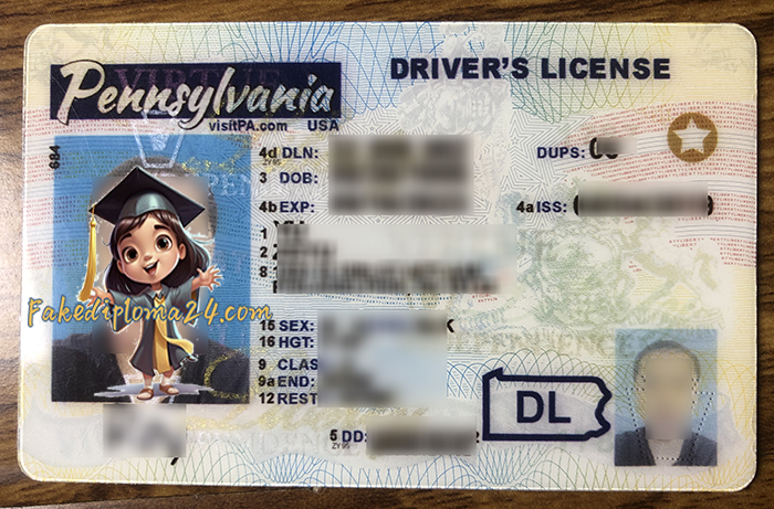 Pennsylvania ID, Scannable Pennsylvania driver’s license