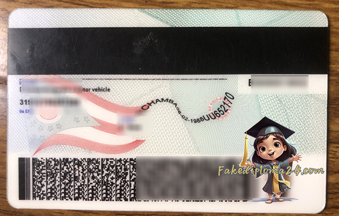 Scannable Ohio driver’s license