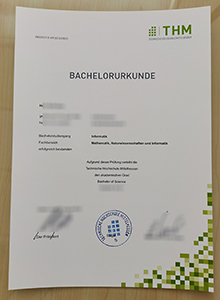 Technische Hochschule Mittelhessen Urkunde