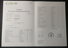 Technische Hochschule Mittelhessen Zeugnis sample