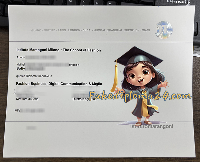 Istituto Marangoni diploma