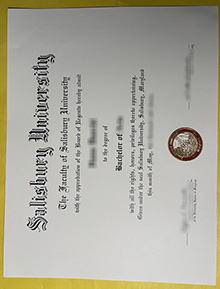 Salisbury University diploma sample