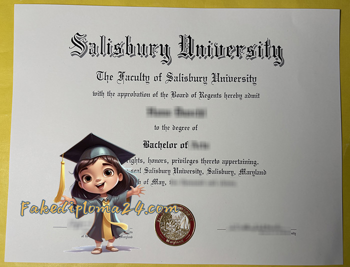 Salisbury University diploma